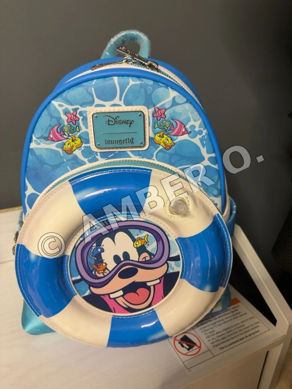 Loungefly Blue Goody Swim Ring Mini Backpack